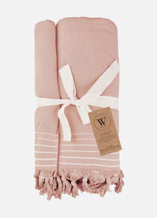 2-persoonshamamdoek Walra Remade roze