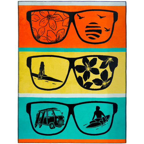 2-person beach towel Mondrago