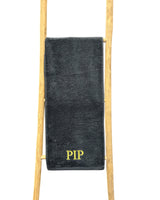 Besticktes Sporthandtuch