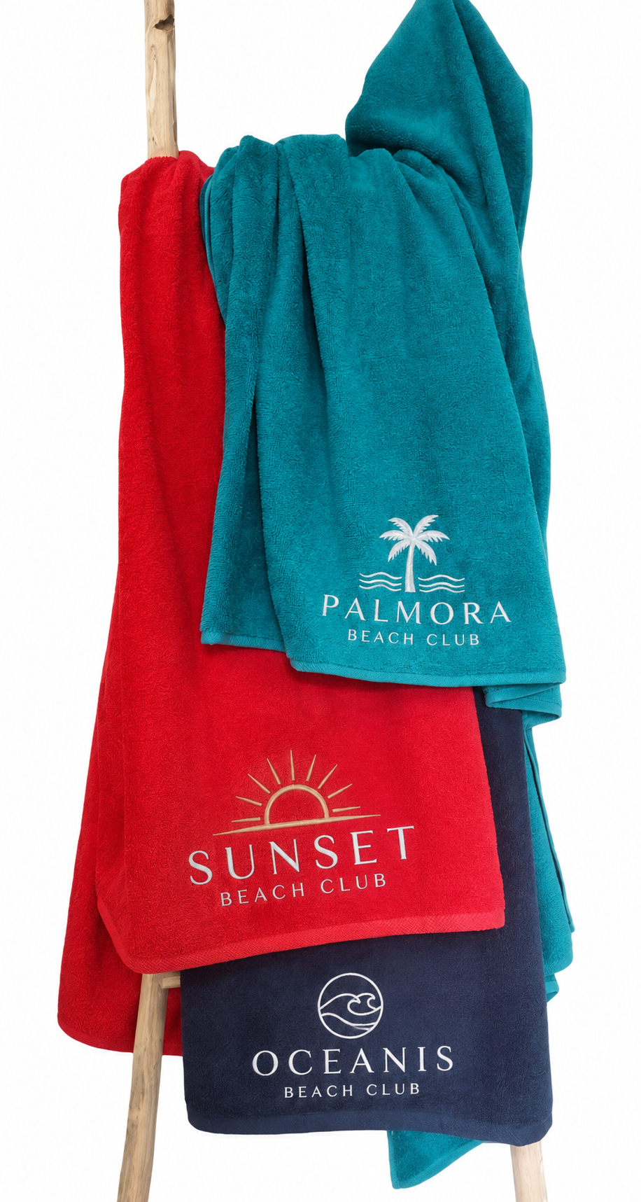 Embroidered beach towel
