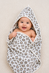 Baby Badeumhang Panther mit Namen