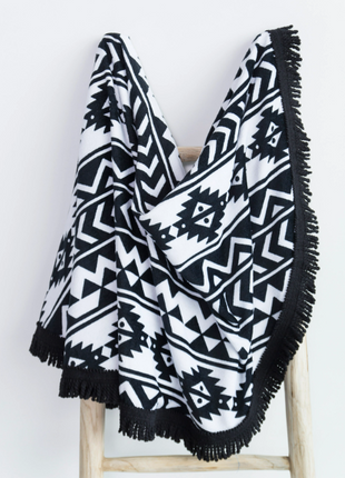 Ronde handdoek Aztec