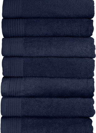 Classic handdoeken donkerblauw - 10 stuks
