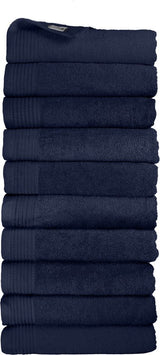 Classic handdoeken donkerblauw - 10 stuks