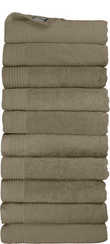 Classic handdoeken olijfgroen - 10 stuks