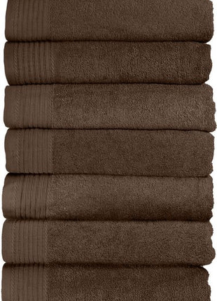 Classic handdoeken taupe - 10 stuks