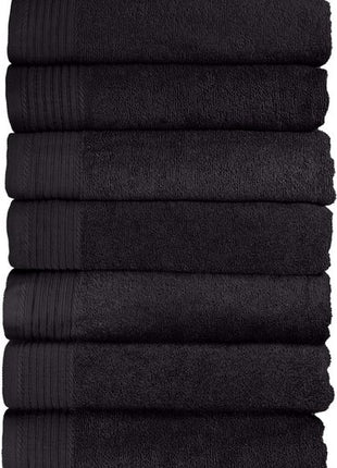 Classic handdoeken zwart- 10 stuks