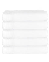 Classic badhanddoeken wit - 5 stuks