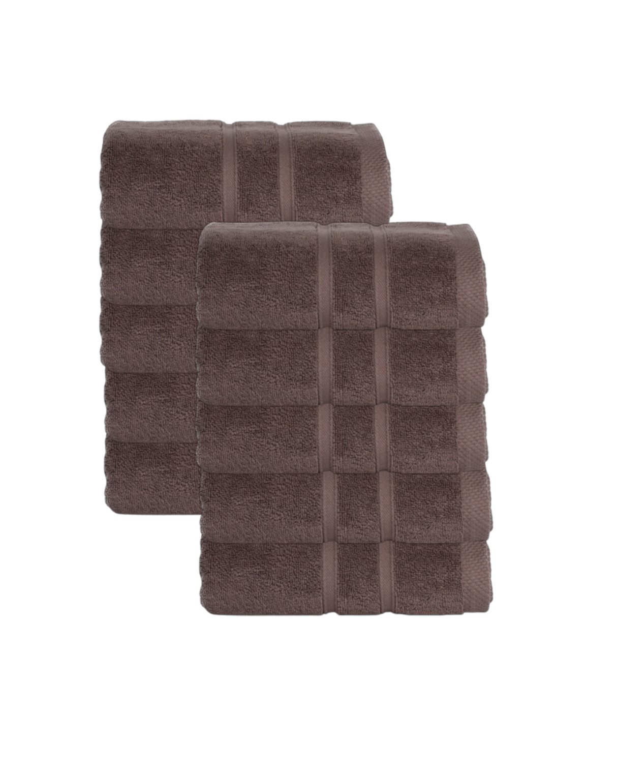 Hotel handdoeken taupe - 10 stuks