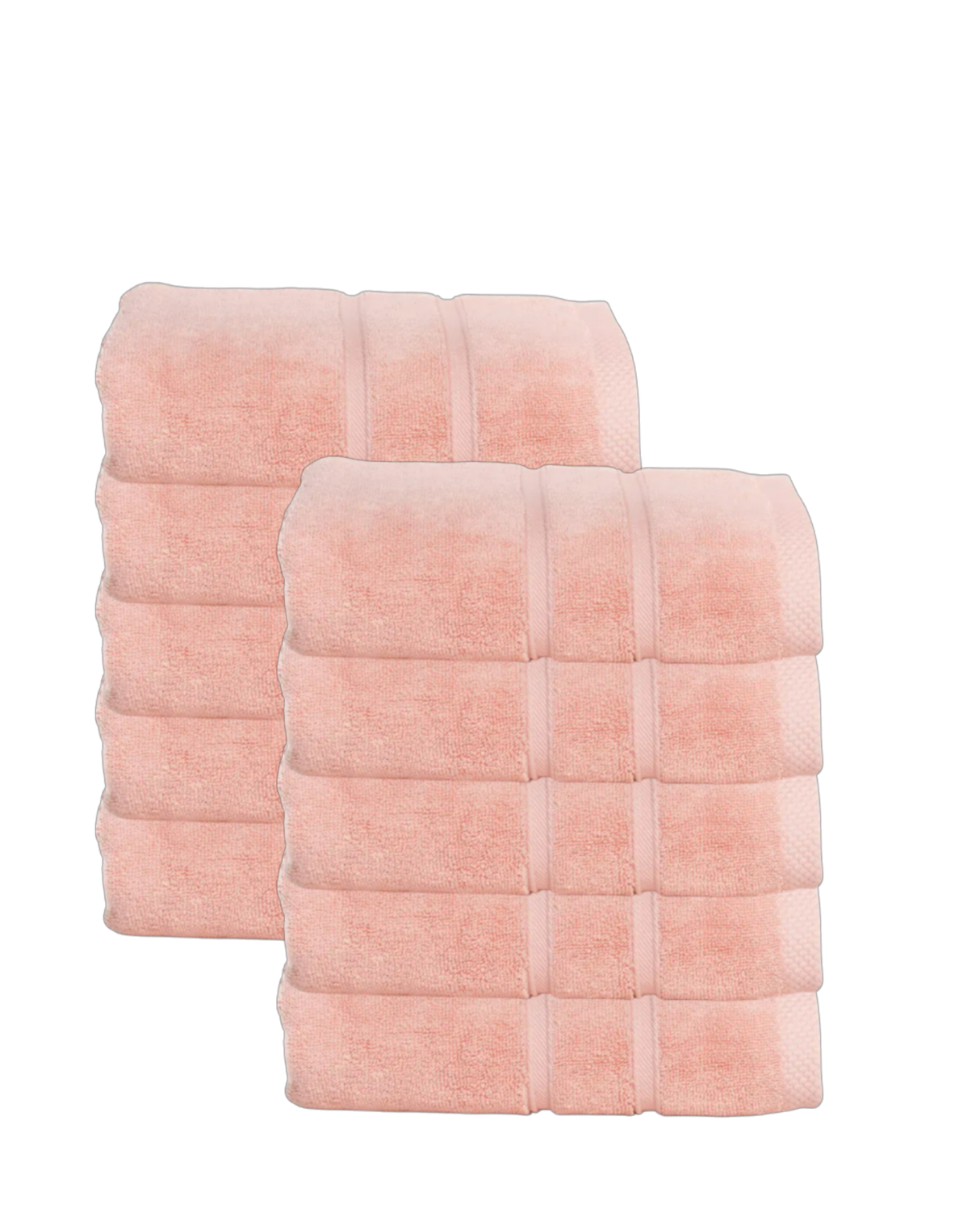Hotel handdoeken roze - 10 stuks