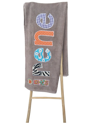 Strandhanddoek met naam Fancy