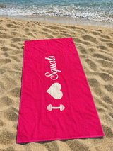 S&amp;LT bath towel with XXL print