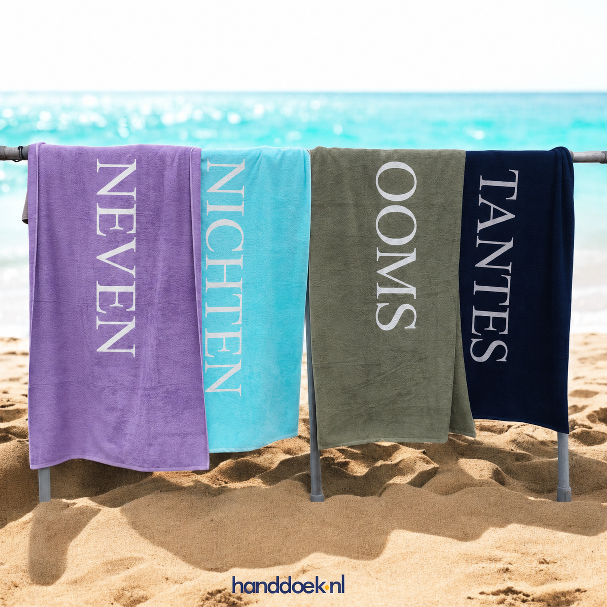 S&LT strandlaken met print - 10 stuks
