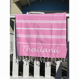 Hamamdoek borduren met tekst of logo