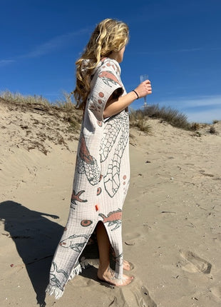 Hydrophilic surf poncho Fish
