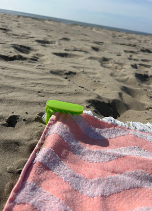 Handdoek clips - groen