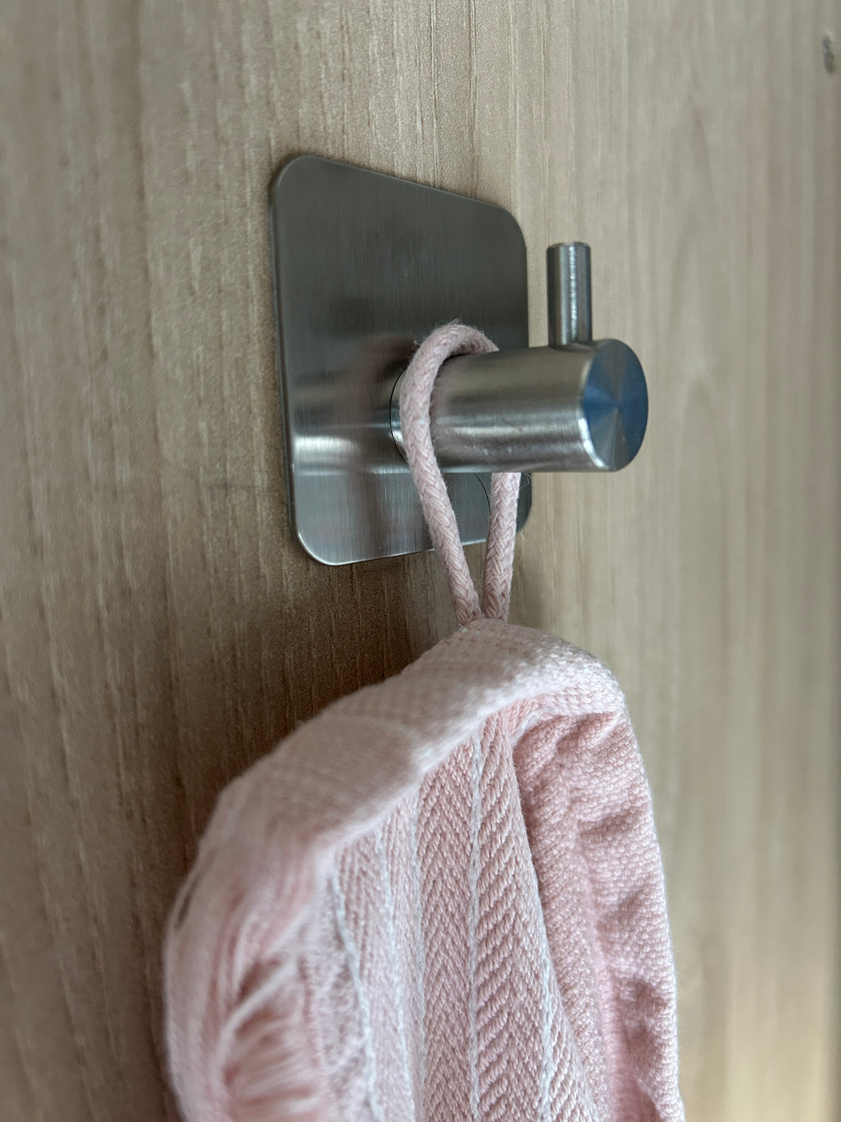 RVS handdoek haakje
