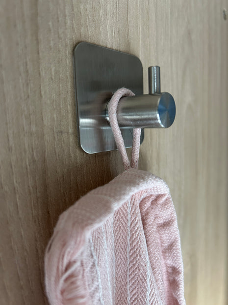 RVS handdoek haakje