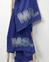 Strandtuch mit Namen Jeans