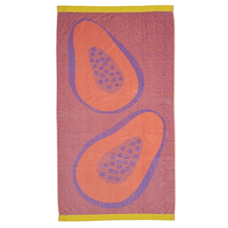 KAAT beach towel Papaya