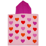 Badeponcho Herzen