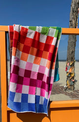 Velours strandhanddoek Porto