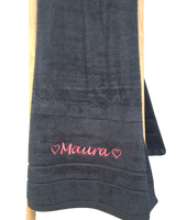 Luxe badlakens borduren