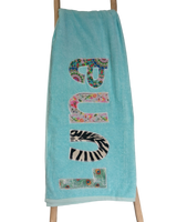 Strandhanddoek met naam Fancy