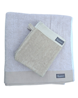 ACTIE - Vandyck Home Stone mouline Badlakens 4 stuks en 4 washanden