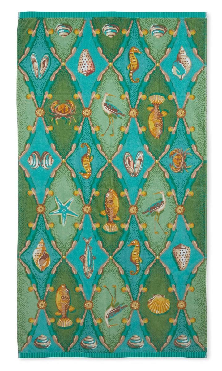 PIP Studio Strandtuch Little Sea grün