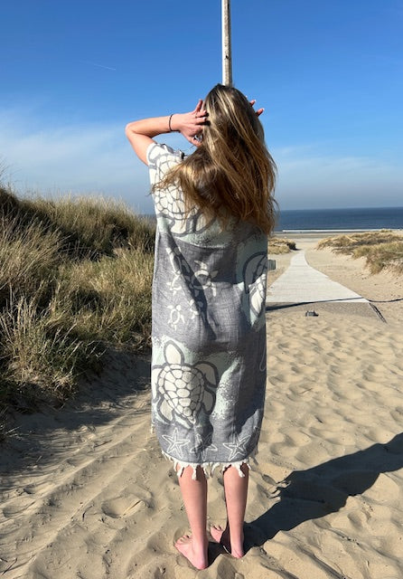 Hydrofiel surfponcho Sea life