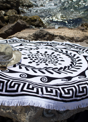 Ronde handdoek Greek