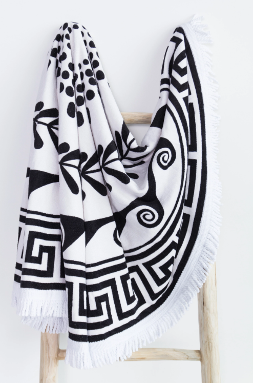 Ronde handdoek Greek