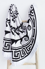 Ronde handdoek Greek