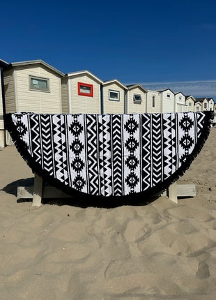 Ronde handdoek Aztec