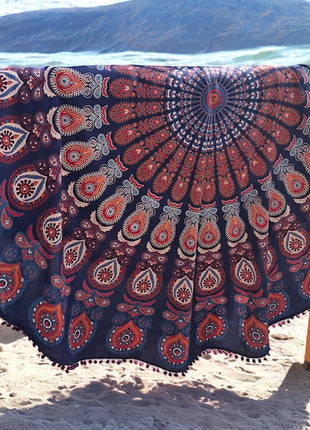 Round towel Elephant