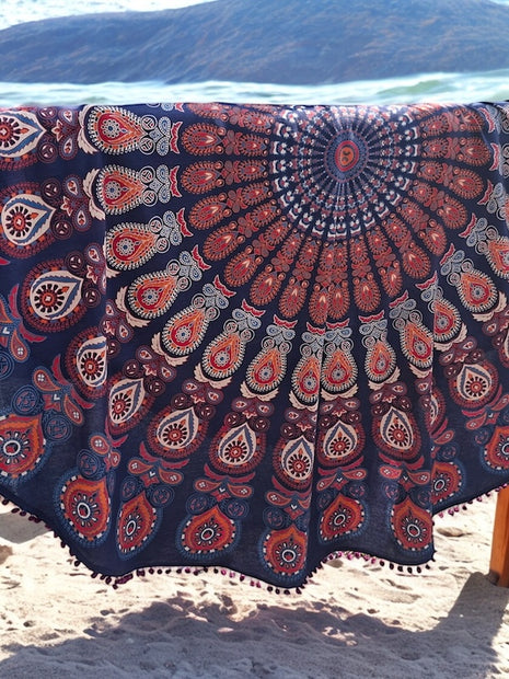 Round towel Elephant