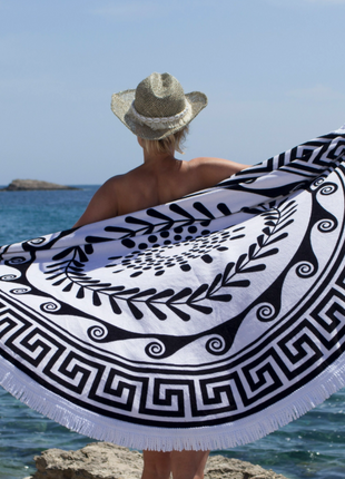 Ronde handdoek Greek