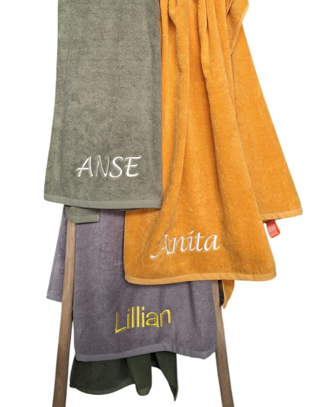 Strandhanddoek borduren