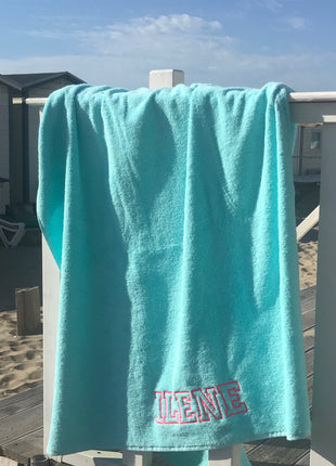 Strandhanddoek borduren