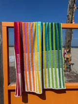 Velours strandhanddoek Lissabon
