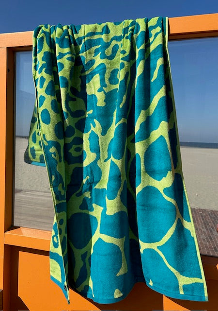 Beach towel Multi Animal