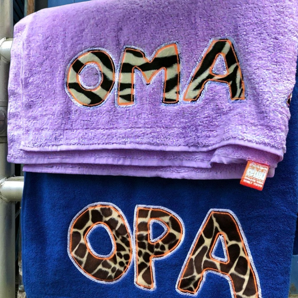 Strandtuch mit Tiermuster