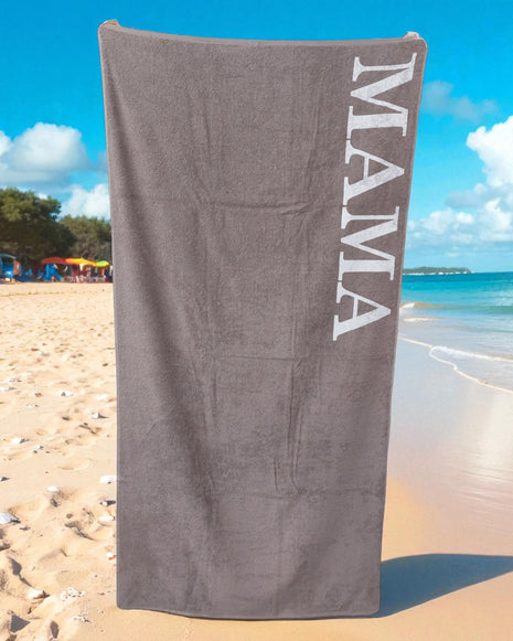 S&amp;LT printed beach towel
