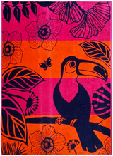 2-person beach towel Tropical Forest