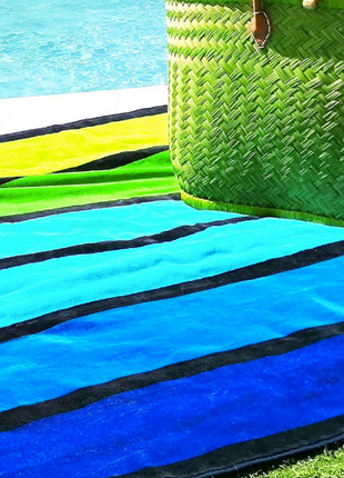 Velours strandhanddoek Happy Men