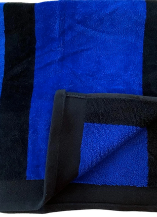 Velours strandhanddoek Happy Blue