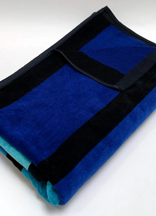 Velours strandhanddoek Happy Blue