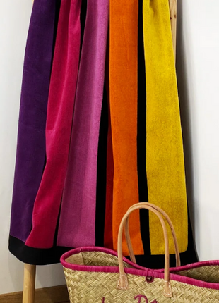 Happy Chic velour beach towel
