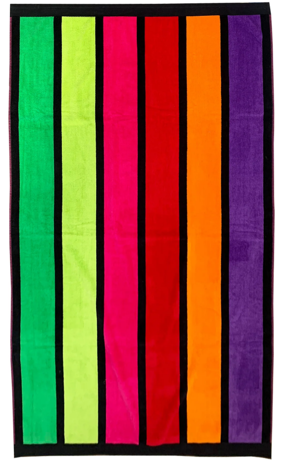 Velours-Strandtuch Happy Fresh
